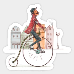 Vintage illustration Sticker